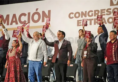 Refrenda compromiso con la unidad en Morena