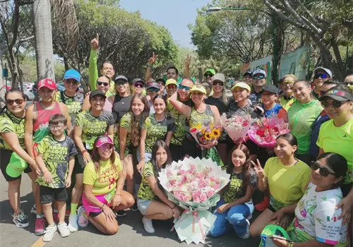 Karen Acosta celebra con un reto especial