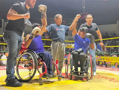 Duelo inclusivo deja mensaje de superaci&oacute;n