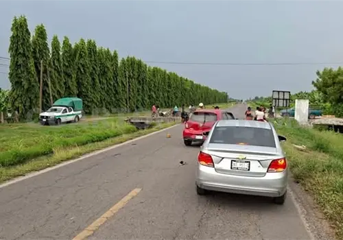 Accidente mortal de motocicleta; hay un deceso