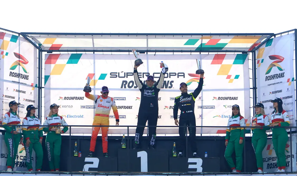Juan Cantú domina la pista en León y consigue una victoria clave en la temporada. Cortesía