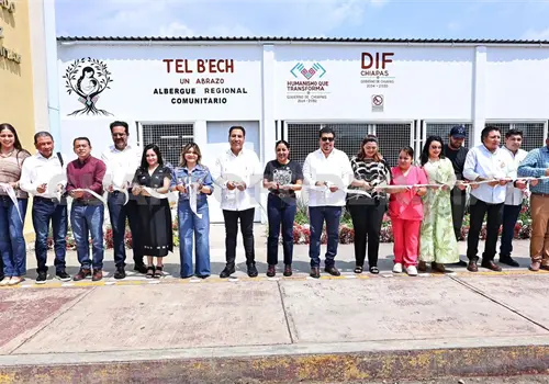 Inauguran albergue "Tel B&acute;ech" del DIF en Comit&aacute;n