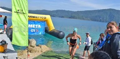 Delfines se destacan en el 9&deg; Cruce Tziscao