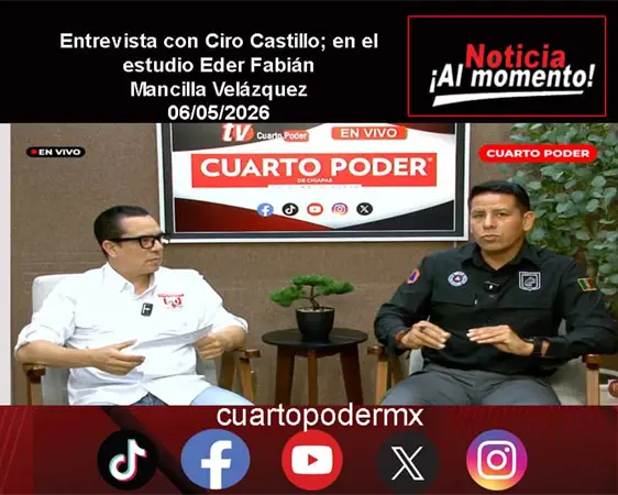 Entrevista con Ciro Castillo; en el estudio Eder Fabi&aacute;n Mancilla Vel&aacute;zquez