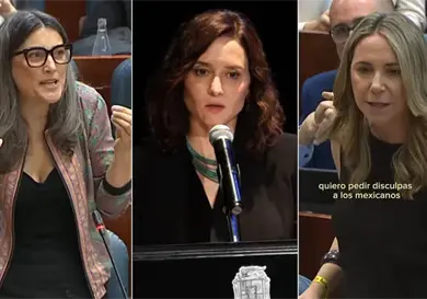 Legisladoras se lanzan contra Ayuso tras su visita a México Legisladoras se lanzan contra Ayuso tras su visita a México