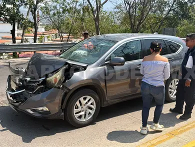 Impacto por alcance salda con dos contusionados