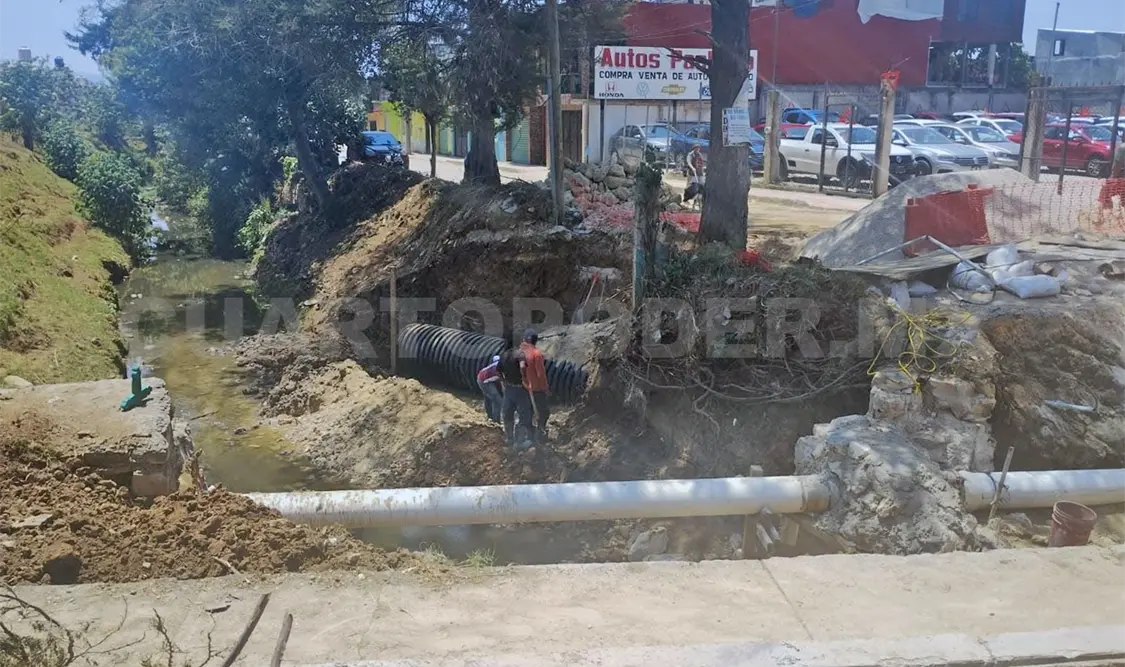 La obra, indicó la edil sancristobalense, se realiza con respaldo del Gobierno del Estado. Cortesía