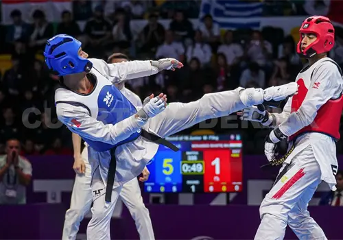 Jhosua Cruz compite entre la &eacute;lite