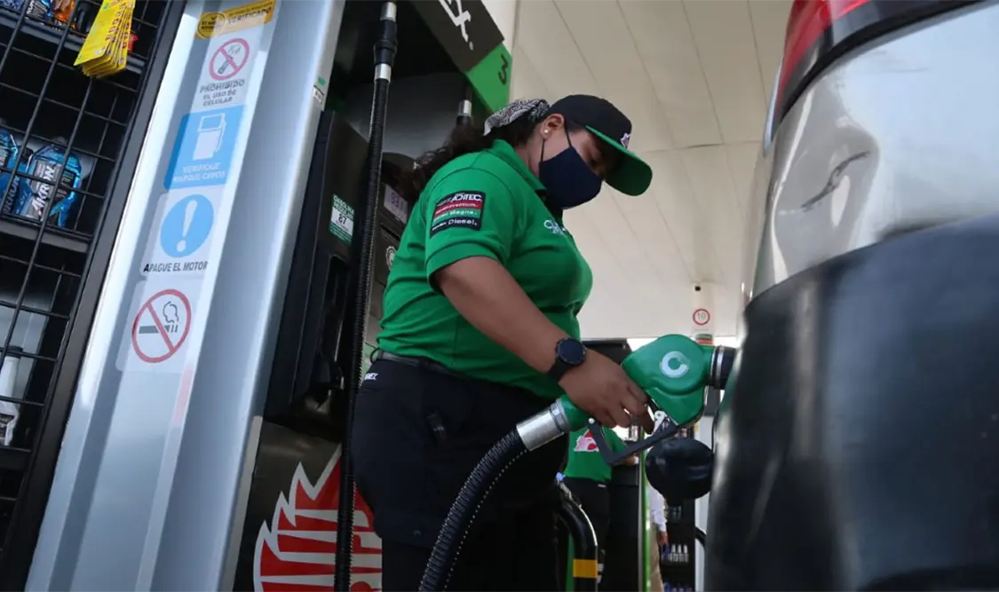 Todavía 58.5 % de las estaciones mantiene precios superiores a 27.50 pesos. Cortesía