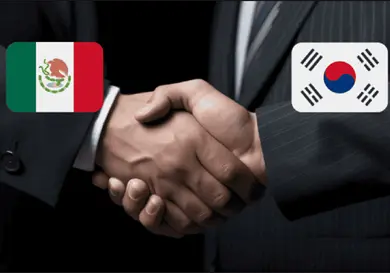 Firman M&eacute;xico y Corea del Sur memor&aacute;ndum comercial