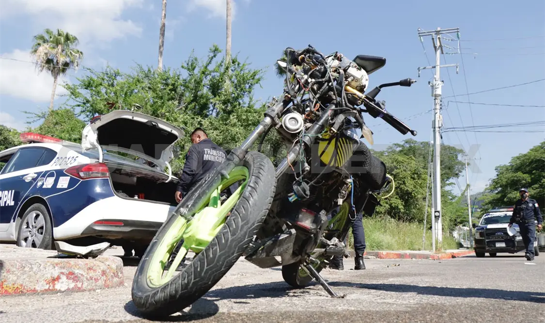 Los accidentes de motocicletas representan el 50 por ciento de las atenciones viales. Diego Pérez / CP