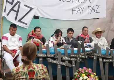 Inician campaña "Si hay justicia, hay paz" Inician campaña "Si hay justicia, hay paz"