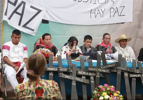 Inician campaña "Si hay justicia, hay paz" Inician campaña "Si hay justicia, hay paz"