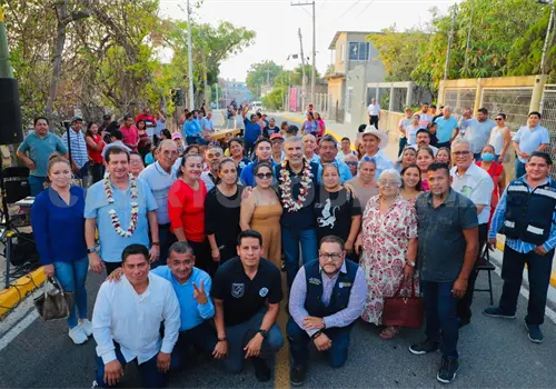 Inauguran reencarpetamiento  del Camino Rural a Pac&uacute;