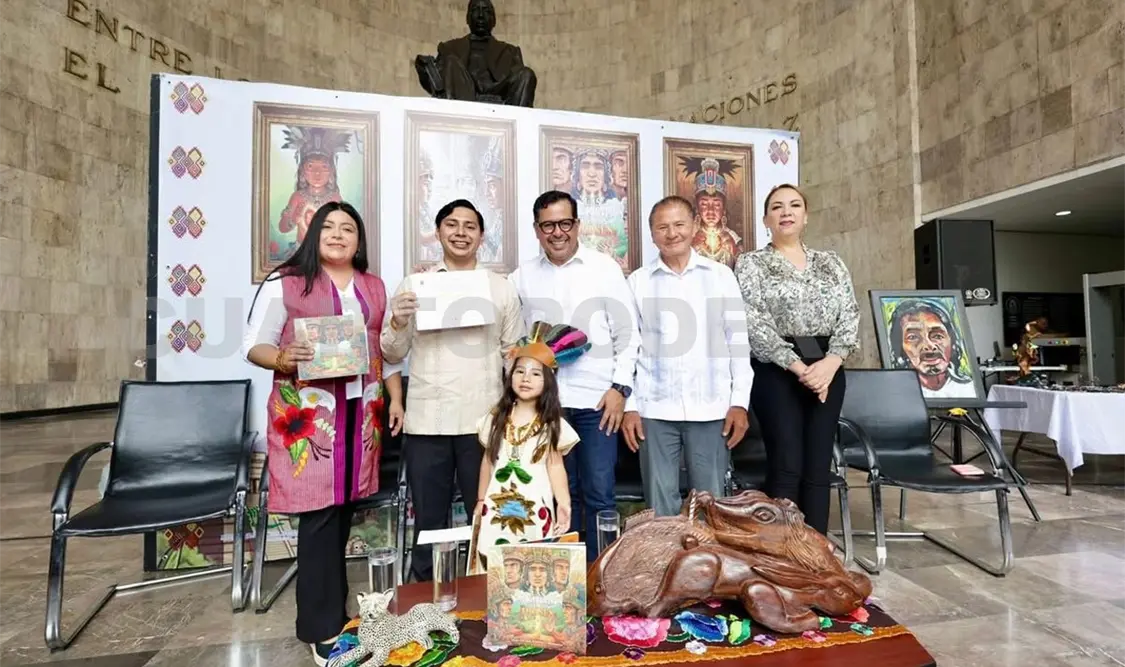 El encuentro literario se llevó a cabo en el vestíbulo del Poder Legislativo. Cortesía