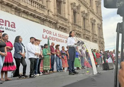 Piden juicio pol&iacute;tico contra Maru Campos en marcha