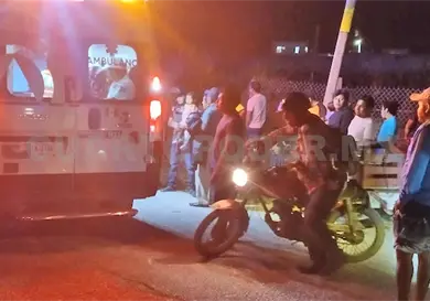 Pierde el control por un animal que se le atraves&oacute;