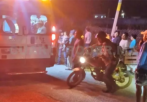 Pierde el control por un animal que se le atraves&oacute;