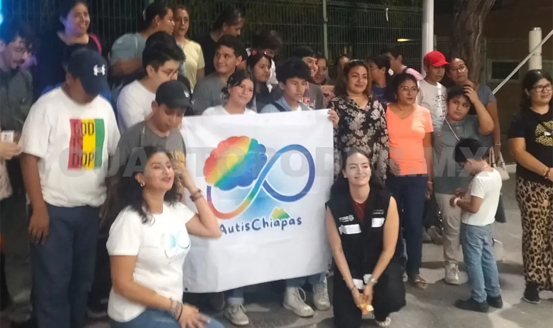 La reunión fue encabezada por la Asociación Autis Chiapas. CP