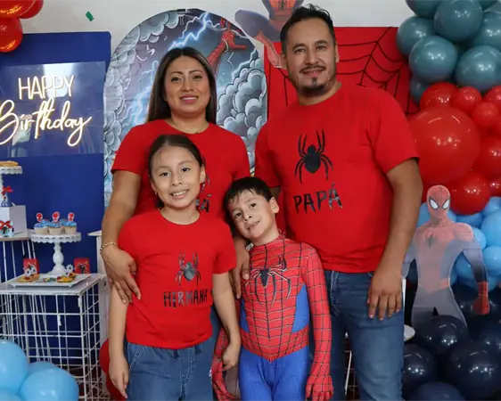 Jorge celebra sus seis años