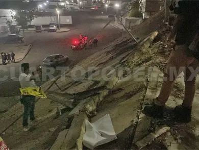 Cae en estacionamiento de la Central de Abastos Cae en estacionamiento de la Central de Abastos