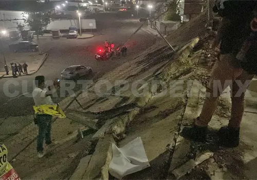 Cae en estacionamiento de la Central de Abastos Cae en estacionamiento de la Central de Abastos