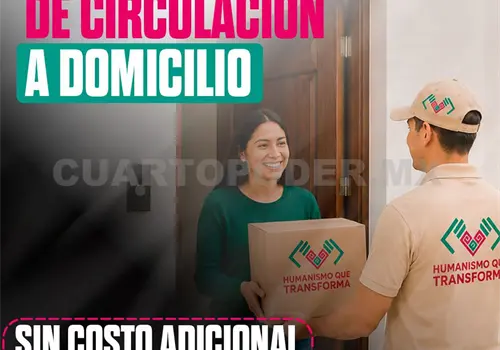 Inician entrega de tarjetas de circulaci&oacute;n sin costo