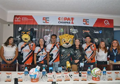 Presentan 5&ordf; edici&oacute;n de la Copa Chiapas