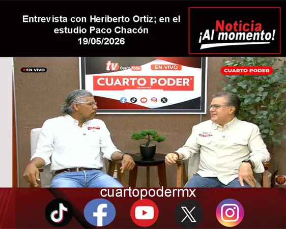 Entrevista con Heriberto Ortiz; en el estudio Paco Chacón