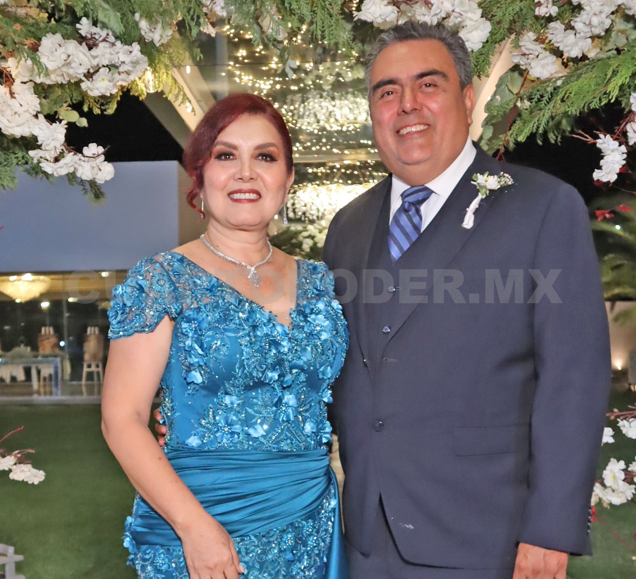 Charito y Óscar caminaron al altar
