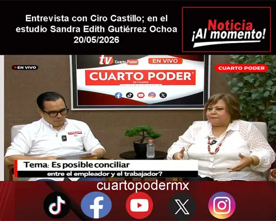 Entrevista con Ciro Castillo; en el estudio Sandra Edith Guti&eacute;rrez Ochoa