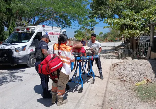 Catracho cae de andamio y termina hospitalizado Catracho cae de andamio y termina hospitalizado