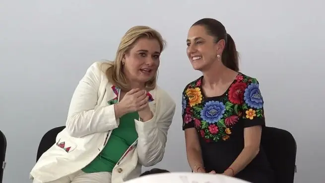 La gobernadora asegura que no existe una negativa de hablar con la presidenta. Cortesía