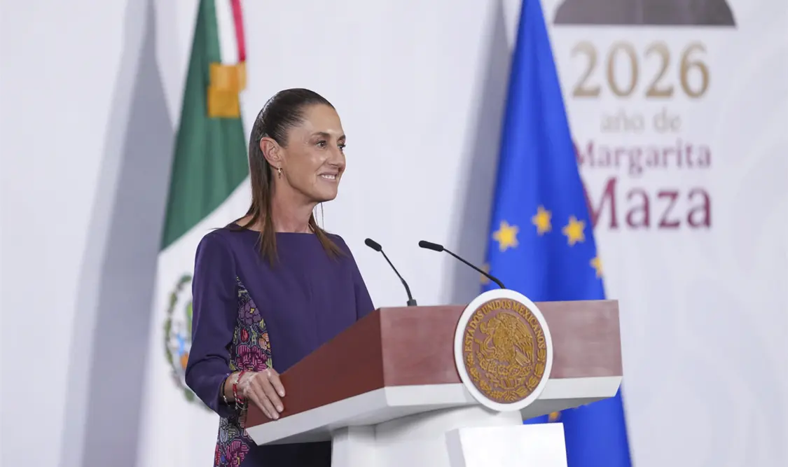 Destaca Claudia contribución de mexicanas en economía de Estados Unidos. Cortesía