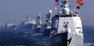 Despliegan en Taiwán más de 100 buques de guerra Despliegan en Taiwán más de 100 buques de guerra