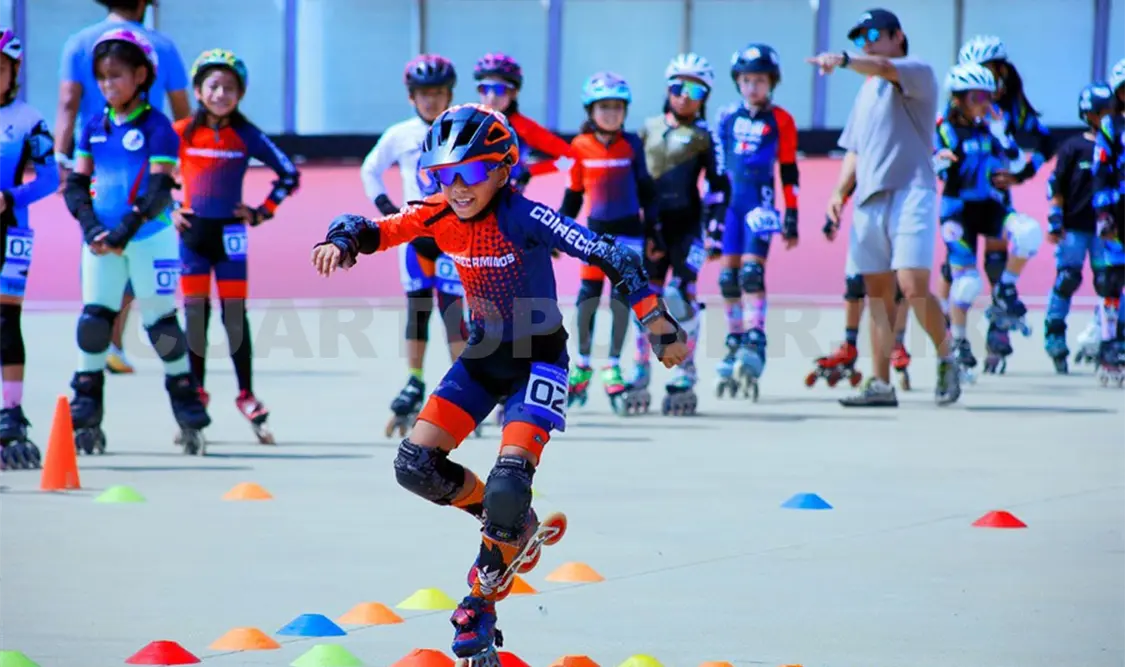 Correcaminos Puljitic conquistó diez medallas en el Festival Estatal de Velocidad de Patines Sobre Ruedas. Cortesía