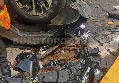 Le fallan los frenos y causa un carambolazo