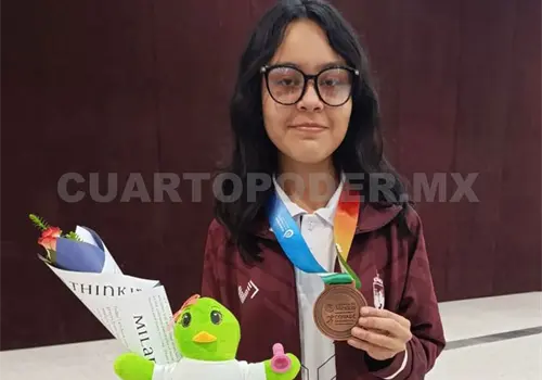 Karina Guillén gana bronce en San Luis Karina Guillén gana bronce en San Luis