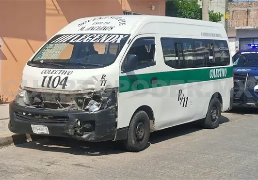 Se estampan una combi y compacto en la Maldonado Se estampan una combi y compacto en la Maldonado