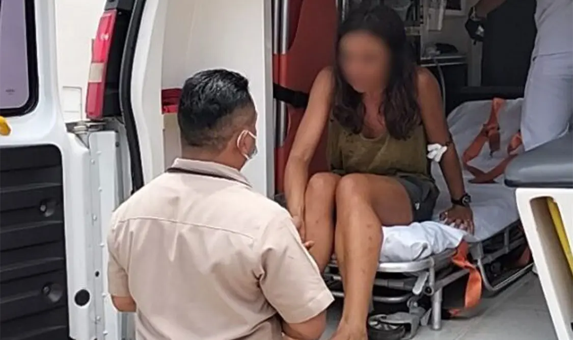 Las tres personas a bordo se encontraban en buen estado de salud. Cortesía