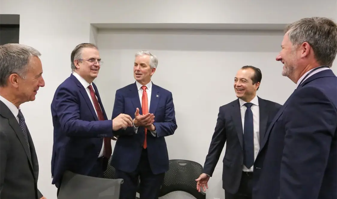 Ebrard dijo que seguirán las rondas el 16 y 17 de junio en Washington, D.C. Cortesía
