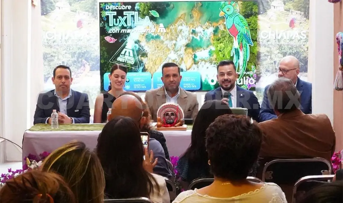 Segundo Guillén destacó que esta ruta permitirá fortalecer el turismo y la economía de las familias chiapanecas. CP