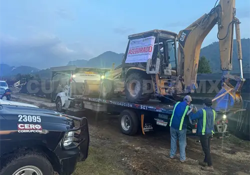Clausuran trabajos ilegales en zona de humedales Clausuran trabajos ilegales en zona de humedales