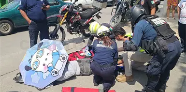 Acaba con una posible fractura al ser arrollado Acaba con una posible fractura al ser arrollado