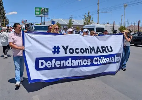 En apoyo a campos recorre caravana en Chihuahua En apoyo a campos recorre caravana en Chihuahua