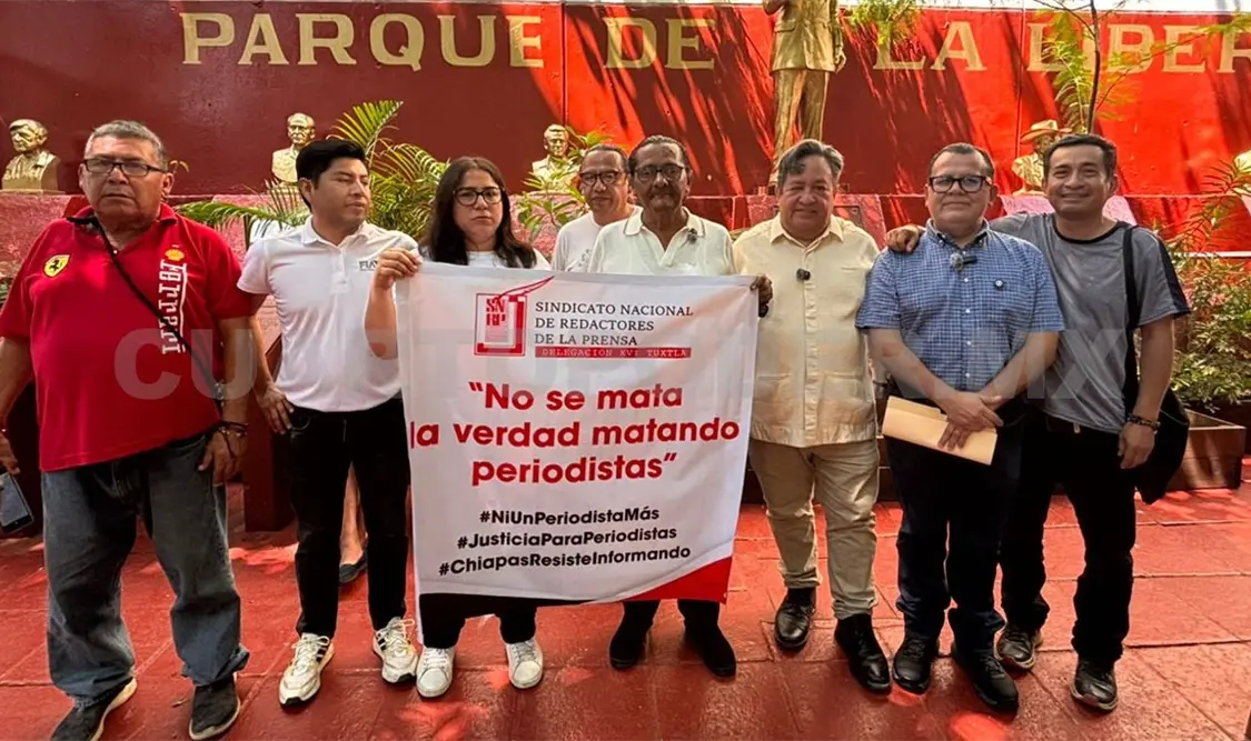 Exigen respeto a la libertad de prensa. CP