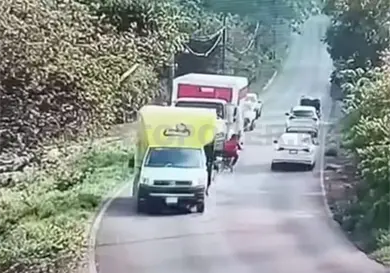 Video revela c&oacute;mo muri&oacute; motorista en percance