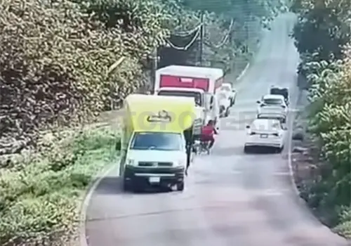 Video revela c&oacute;mo muri&oacute; motorista en percance