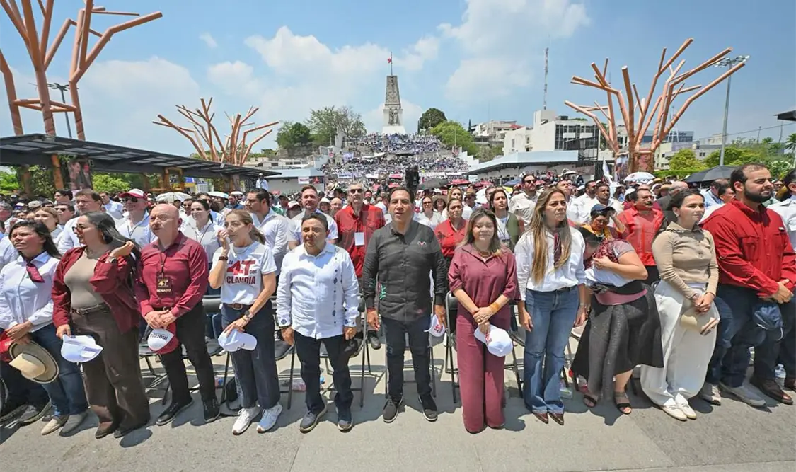 El ejecutivo estatal señaló que la presidenta cuenta con el respaldo del corazón de millones de mexicanos. CP