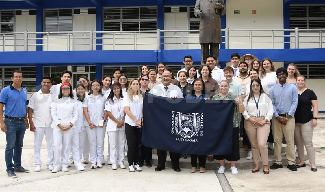 Estudiantes visitaron la Facultad de Medicina Humana Campus IV “Dr. Manuel Velasco Suárez”. Cortesía